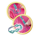 Clementoni - Crazy Chic-My Beads Lab-Kit Te, 7 yaşında oyun, çocuk bilekliği, yaratıcı el sanatları - İtalya'da üretilmiştir, çok dilli, 18785