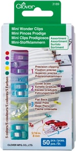 Clover Mid (h17,4,10) Stoffklammern içerik Wonder klips, 100 adet
