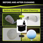 Club Clean - Original Ball and Club Cleaner/Washer with Universal Bracket for Golf Cars - Home Use - Single Chamber