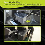Club Clean - Original Ball and Club Cleaner/Washer with Universal Bracket for Golf Cars - Home Use - Single Chamber
