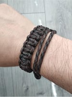 Cobra Mad Max Genişlik Ayarlı Bileklik Seti kahverengi desenli Tek Ebat