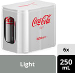 Coca-Cola Light Kutu 6x250 ml