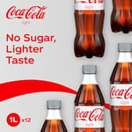 Coca-Cola Light Pet 1 Litre, 12'li Kola