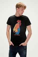 Cockerel Erkek T-Shirt - 23.01.07.012 Ekru