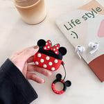 Cocomii 3D AirPods Pro Kılıf - 3D Karikatür - İnce - Hafif - Mat - Anahtarlık Halkası 3D Karikatür Karakterler Karikatür - Lüks Estetik Kulaklık Kılıfı Apple AirPods Pro (Minnie) ile Uyumlu