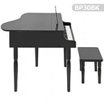 Çocuk için Ahşap Piyano BP30BK nota sehpası ve tabure Hediyeli