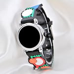 Çocuk Kol Saati Tenis Raket Desenli (04-09 Yaş) Led Ekran Silikon Kordon ST-304154