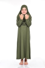 Çocuk Pratik Namaz Elbisesi 8-12 Yaş