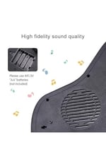 Çocuk Tuşlu Piano Org Siyah, Müzik Enstrümanları, 3+ Yaş, Mikrofon ile