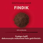 Coffeein Fındık (Hazelnut) Aromalı Filtre Kahve 250 Gr Clipsli Ambalaj Doğal Aroma
