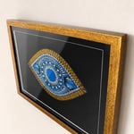 Coho Objet Coho Art Nazar Göz Sembolü - Çerçeveli