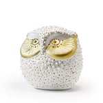 Coho Objet Coho Art Tılsımlı Baykuş El Yapımı Sanatsal Dekoratif Obje - Pearl White