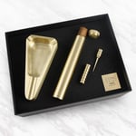 Coho Objet Coho Box Brazen Pirinç Puro Küllük & Puro Kapsülü & Puro İğne Seti