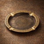 Coho Objet Coho Brazen Antique İşlemeli Döküm Puro Küllüğü