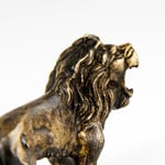 Coho Objet Coho Brazen Dekoratif Pirinç Döküm Aslan Figürü