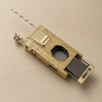 Coho Objet Coho Patron Triple Torch Brass Bıçaklı Puro Çakmağı