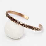 Coho Objet Coho Tılsım Bakır Özel Motifli & Antique Motifli El İşleme Bileklik Seti