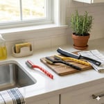 Çok Amaçlı Mini Tel Fırça 4'lü Set, Bakır, Demir ve Sert Plastik Uçlu, Ocak ve Fayans Arası Pencere Rayı ve Mutfak Lavabo Kenarı, Dar Alanlar İçin Ergonomik Temizlik Aparatı İnce Dip Köşe Temizleme