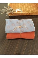 Çok Amaçlı Müslin Örtü & Battaniye 2'li Set% 100 Pamuk 100X90cm