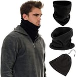 Çok Fonksiyonlu Unisex Terletmez Kumaş İpli Polar Bere Boyunluk