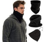 Çok Fonksiyonlu Unisex Terletmez Kumaş İpli Polar Bere Boyunluk