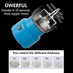 Çok İşlevli Smash Makinesi, 10l Paslanmaz Çelik Elektrikli Kahve Öğütücü, Hububat Tahıl Öğütücü, 10'lu Hızlı Toz, Baharat Herb Öğütme Makinesi Aleti için Gıda Değirmeni İşlemcisi, Mavi