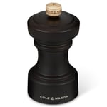 Cole & Mason H233056 Hoxton Çikolata Ahşap Tuz ve Karabiber Değirmeni Seti, Hassas + Karbon/Seramik Mekanizmaları, Ayarlanabilir Öğütmeli Tuz ve Karabiber Değirmenleri, Kayın Ağacı, 104 mm, Hediye