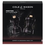 Cole & Mason H233056 Hoxton Çikolata Ahşap Tuz ve Karabiber Değirmeni Seti, Hassas + Karbon/Seramik Mekanizmaları, Ayarlanabilir Öğütmeli Tuz ve Karabiber Değirmenleri, Kayın Ağacı, 104 mm, Hediye