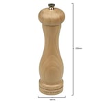 Cole & Mason HA0824P Capstan Beech 200mm Biber Değirmeni - Bedenler: Biberlik, Tuz değirmeni, Tuzluk, 20 cm, 120mm, 165 mm...