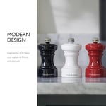 Cole & Mason Hoxton Parlak Kırmızı Biber Değirmeni 104mm - Seçenekler: 7'', 7'' Pepper Mill, 7'' Salt & Pepper Gift Set...