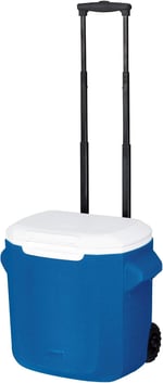 Coleman Pasif soğutma kutusu 16 QT/28QT Performance Wheeled Cooler, Thermobox 15/26 l kapasite, tekerlekli mobil buz kutusu