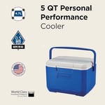 Coleman Performance 6 Personal Khlbox, passive kleine Thermobox fr Essen und Getrnke, Eisbox mit Griff, Khlleistung bis zu 9 Stunden