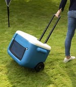 Coleman Poly-Lite Yalıtımlı Tekerlekli Cooler Taşınabilir Soğutucu Kamp Buzluğu 46 LT, 50 QT 3 Gün Soğuk
