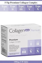 Collagen Forte Platinum 5 Tip Kolajen, Biotin, Cinko, Selenyum, Retinol, C Vitamini, Vitamin B12, Koenzim Q10
