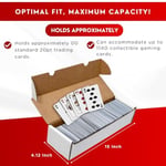 Collector's First Pick (3) Futbol, Basketbol, Beyzbol, MTG ve Oyun Kartları, Kart Kutusu, Kart Depolama, Spor için Premium 800 Adet Saklama Kutusu Ticaret Kartı Karton Kutu - ABD'de Üretilmiştir