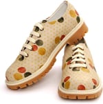 Colored Dots Oxford Ayakkabı TMK6503