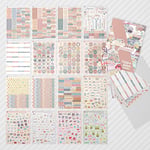 colortouch Planner Sticker Set - 1500+ Adet Çıkartma - Takvim, Ajanda, Günlük, Planlayıcı, Not Defteri, Journal için Düzenleyici Etiketler - Scrapbook Sticker - Stickeralbum - 3 Aylık Sticker Book