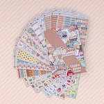colortouch Planner Sticker Set - 1500+ Adet Çıkartma - Takvim, Ajanda, Günlük, Planlayıcı, Not Defteri, Journal için Düzenleyici Etiketler - Scrapbook Sticker - Stickeralbum - 3 Aylık Sticker Book