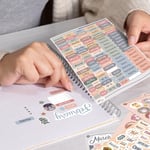 colortouch Planner Sticker Set - 1500+ Adet Çıkartma - Takvim, Ajanda, Günlük, Planlayıcı, Not Defteri, Journal için Düzenleyici Etiketler - Scrapbook Sticker - Stickeralbum - 3 Aylık Sticker Book