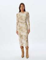 Column Midi Dress