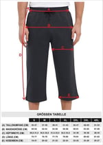 Comeor erkek spor pantolonu, kısa, 3/4 kapri pantolon, erkek, kısa pantolon, koşu şortu, pamuk şort