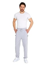 COMEOR Eşofman altı erkek pamuk eşofman altı – spor pantolonu, jogging pantolonu, erkek çocuk boş zaman pantolonu, fermuarlı cepler
