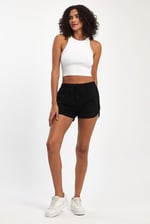 COMEOR Kısa kadın şortu, yazlık koşu pantolonu, spor pantolonu, kısa pamuk, antrenman pantolonu, kısa, yazlık pantolon, kısa, yoga, spor, boş zaman - Bedenler: S, M, L, XX-Large, XL