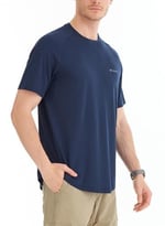 Comfort Erkek Mavi Outdoor T-Shirt CS0303-466