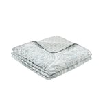 Comfort Spaces Yorgan Seti-Trend Şal Desenli Yazlık Kılıf, Rahat Örtü Hafif Dört Mevsim Yatak Katmanı, Eşleşen Kırlent, King/Cal King, Kaşmir Şal Desenli Mavi - Seçenekler: King/Cal King, Tam / Queen