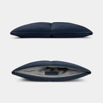 Comfyable Kabarık Dizüstü Bilgisayar Kılıfı 13 inç 14 inç, Kapitone Puffer Taşıma Çantası, MacBook Air M2 M1 ile Uyumlu Yastık Kılıfı, MacBook Pro 13 İnç 14 İnç, Koyu Mavi