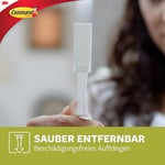 Command Yapışkan şeritler, paket 4 x 2 küçük (8 şerit), beyaz – resimleri delmeden asın, şeritler 1,8 kg'a kadar dayanır, kalınt - Seçenekler: 4 pairs, 4 Count (Pack of 1), 4 x 2 Streifen, 18 Pairs...