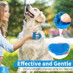Comotech 3 ADET Köpek Banyo Fırçası | Köpek Şampuanı Fırçası | Banyo için Köpek Yıkayıcı | Evcil Hayvan Köpek Banyo Masaj Fırçası Scrubber | Kısa ve Uzun Saçlı Köpekler/Kediler için Ayarlanabilir