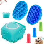Comotech 3 ADET Köpek Banyo Fırçası | Köpek Şampuanı Fırçası | Banyo için Köpek Yıkayıcı | Evcil Hayvan Köpek Banyo Masaj Fırçası Scrubber | Kısa ve Uzun Saçlı Köpekler/Kediler için Ayarlanabilir