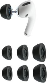 Comply Apple AirPods Pro Generation 1 & 2 için Köpük Kulak Uçları, Çeşitli S, M & L, 3 Çift - Üstün Konfor, Sarsılmaz Uyum, Hafızalı Köpük Kulaklık Uçları, Kulaklık Değiştirme İpuçları, ABD'de
